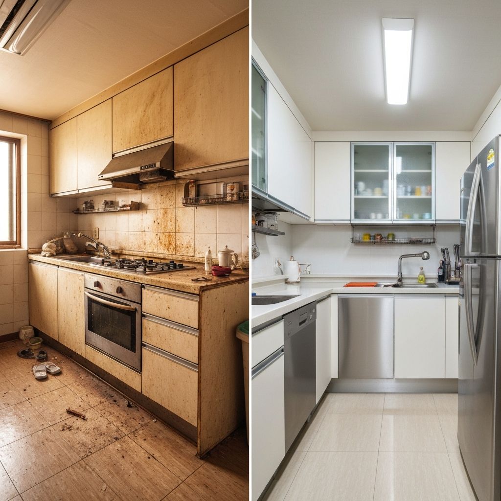 청소 전후 비교